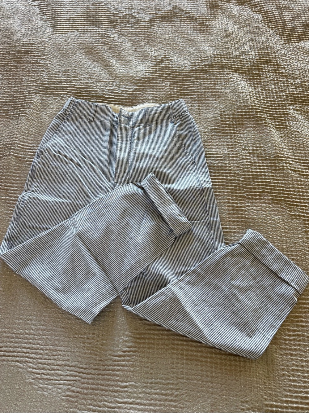 Women’s blue Pinstripe Pants
